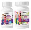 BariatricPal 30 jours Bariatric Vitamine Bundle Multivitamine ONE 1 par jour! A croquer avec 45mg de fer - Citrate de calcium de baies mélangées et d'avale facile (600mg) et comprimés enduits D3