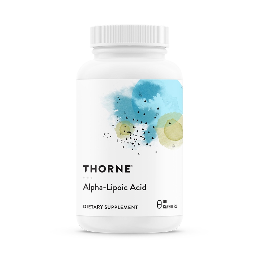 THORNE - Acide alpha-lipoïque - 300 mg - Supplément pour la détoxémie, le soutien antioxydant, la santé nerveuse et la netteté mentale* - 60 portions