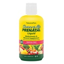 Natures Plus Source de vie Fruits liquides et tropicaux prénatals - 30 fl oz - Multivitamines et suppléments minéraux - Soutien nutritionnel pendant la grossesse - Sans gluten, végétarien - 30 portions