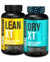 Jacked Factory Stim-Free Weight Loss Stack - Lean XT Stim-Free Fat Burner et les pilules d'eau XT sèches pour la réduction de ballonnement (30 jours d'approvisionnement)
