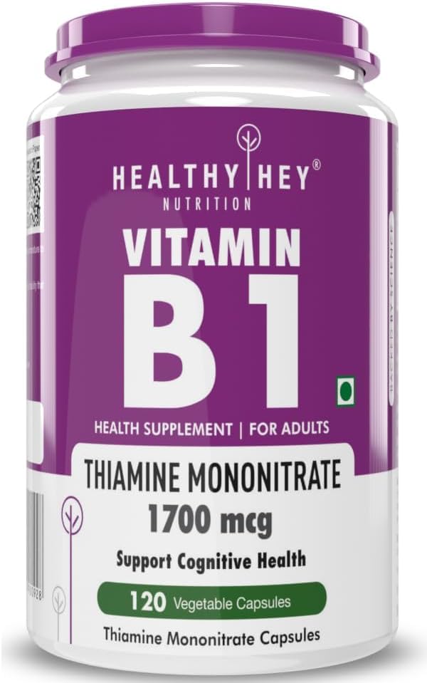 Vitamin B1 Thiamin -120 Veg Kapseln