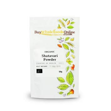 Acheter des aliments entiers en poudre Shatavari biologique (50g)