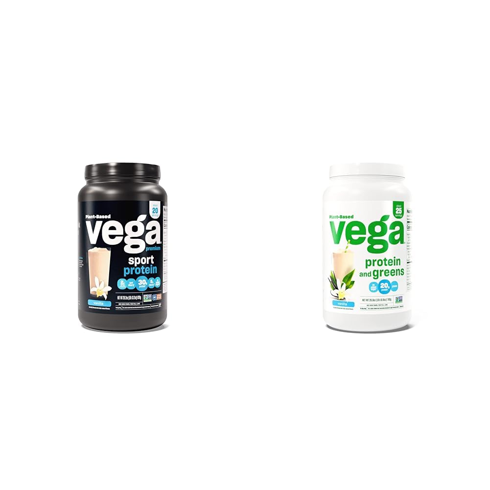 Vega Premium Protéines Vanille Protéines Poudre et Protéines et Verts Poudre de Protéines
