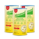 Almased Vanille Meal Ersatz Shake - Low-Glycemic High Plant Base Protein Powder- Nutritional Weight Health Support Supplement - Vanilla Flavor - 17.6 Unze (1.1 Pfund (3 Pack)