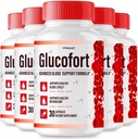 (5 packs) Glucofort, Max Capsules de formule de soutien du sang avancé
