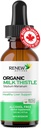 Renouveler les actifs Extrait liquide de chardon de lait 110MG par 2ML – gouttes de soutien du foie pour une santé optimale – Pas d'alcool, non-OGM, végétalien – soutient la fonction hépatique et la santé digestive – Fabriqué au Canada – 4 fl oz