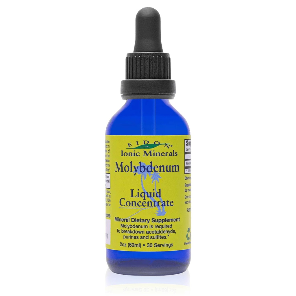 Eidon Ionic Minerals Liquid Molybdän Supplement - Flüssige Ionic Minerals, Molybdän Tropfen, All Natural, Ohne Zusatz von Zucker, Unterstützt Biologische Prozesse, Mineralische Beilagen, 2 Unzen