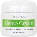 Hanfcreme - Natürliche Hanfextraktcreme für Rücken, Gelenk und Muskelunterstützung & Soreness. Made in USA mit Hanf Öl & Hanf Extrakt, Kurkuma, MSM und Boswellia - 100% natürlich