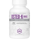 NBI Osteo-K Knochenunterstützung - Mini | Vitamin D & K Complex mit Calcium Citrate Supplement | 45mg Vitamin K2 (MK4) für starke Knochen Gesundheit & Funktion | 120ct Veggie Kapseln