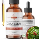 Teinture de canneberge - Extrait de canneberge biologique liquide, alcool - Supplément à base de plantes - Fabriqué aux États-Unis