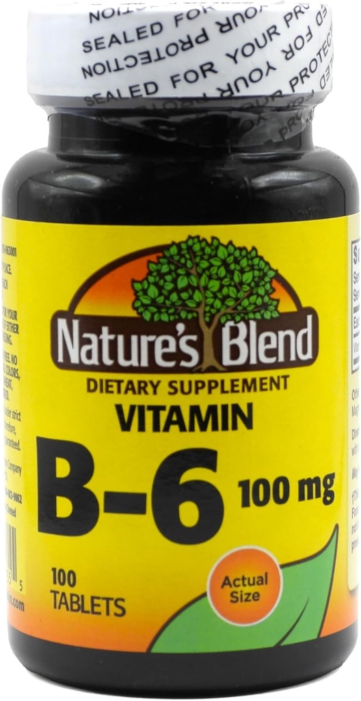 NAT B Vitamin B-6 TB 100MG 100