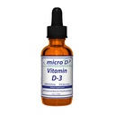 Nutrasal Micro D3 Vitamine D-3 gouttes - Concentration élevée (2 millions d'UI) Vitamine D3 avec la technologie Nano et jusqu'à 10X Absorption -1 oz (30 ml)