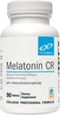 XYMOGEN Melatonin CR - Supplément de 5 mg de mélatonine dans le temps avec vitamine B6 - Soutien nocturne + immunitaire - Livraisons biphasiques rapidement puis de façon régulière (90 comprimés à libération prolongée)