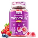 Magnesium Gummi 400mg | 5-in-1 Magnesium Complex für Damen und Herren: Mag Glycinate, Citrate, Malate, Chloride & Taurate | w/Ashwagandha, D3 & Zink für Entspannung, Stimmung,Energie | Sugar-Free, Vegan, 60Cts