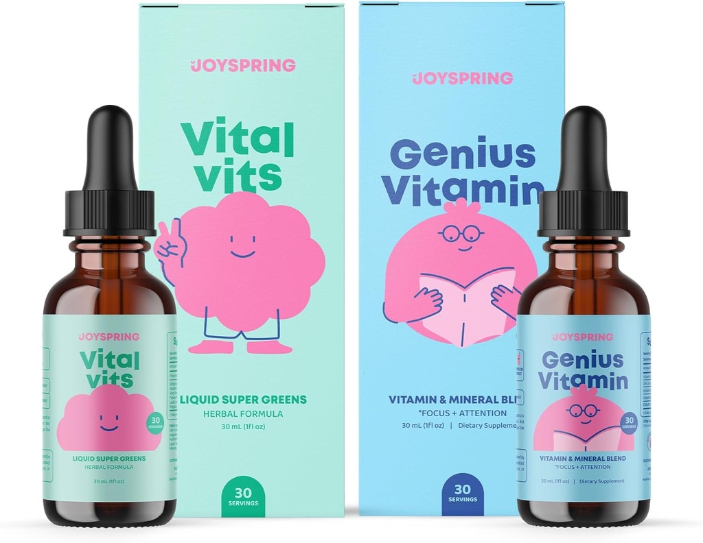 JoySpring Multivitamine quotidienne avec la racine de bardane et le bundle de baies d'ail.