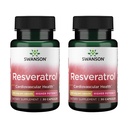 Resvératrol de Swanson - puissance supérieure 250 mg 30 capsules (2 boîtes)