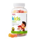 GNC-Meilensteine Kinder DHA-Gummien, Kinder Alter 2-12, Omega-3s, Augen- und Gehirnfunktion & Entwicklung, Vitamin A & D, Gesunde Zähne & Knochen, Glutenfrei, keine künstlichen Aromen, Himbeere Zitronen, 120 Gummie