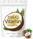 2-in-1 Vitamin D3 K2 Supplement Softgel, 10000 IU VIT D3 + 200 MCG Vitamin K2 (180 Pcs)