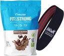 Evolution Advance Nutrition Gras Fed 100% Whey Protein, 2 livres + bande de résistance – poudre de protéines pures avec BCAA, absorption rapide et digestion rapide pour la récupération optimale des muscles (chocolat)