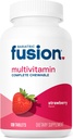 Fusion bariatrique Multivitamine bariatrique avec le fer Complete Chewable de fraise de fraise de poste Vitamines bariatriques pour le pont gastrique et la gastrectomie des manches de 1 mois