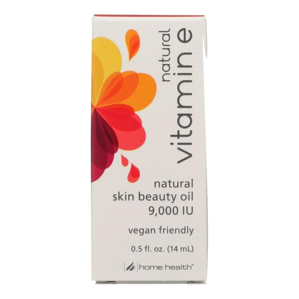 Accueil Santé Vitamine naturelle E, Huile de beauté de la peau 9000 UI, 0.5 Ounce