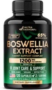 Boswellia 1200mg - Boswellia Extract | Turmeric | Hyaluronsäure | MSM | Gleich - Joint Health & Comfort - Boswellia Serrata | 65% Boswellic Acid - für Herren & Frauen - Made in USA - 120 Kapseln