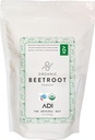 ADI USDA Certified Organic Beetroot Powder - 8oz, Nitric Oxide Booster, Raw Beetroot für Backen & Saft, Natürliche Red Food Färbung, Resealable Pouch