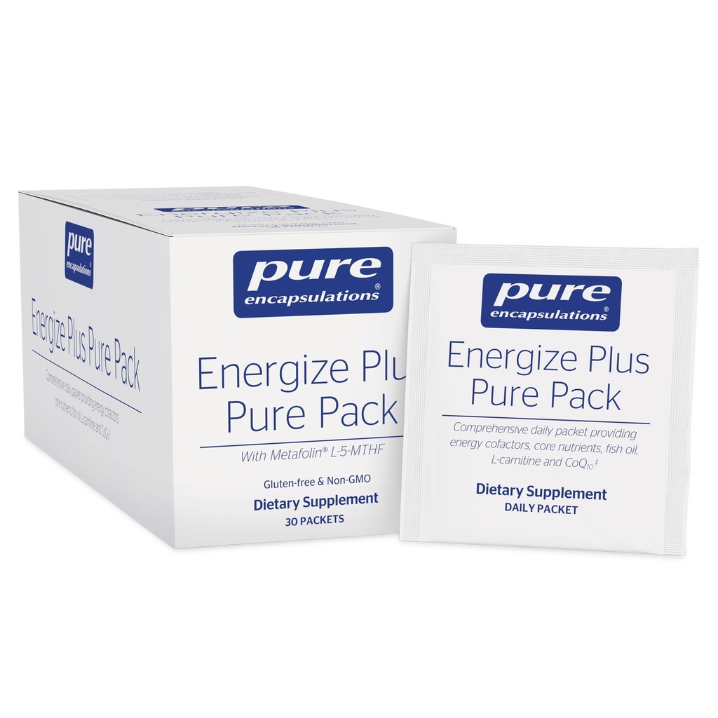 Pure Encapsulations Energize Plus Pure Pack | Ergänzung zur Unterstützung von Energieproduktion und Nährstoffen Stoffwechsel* | 30 Pakete