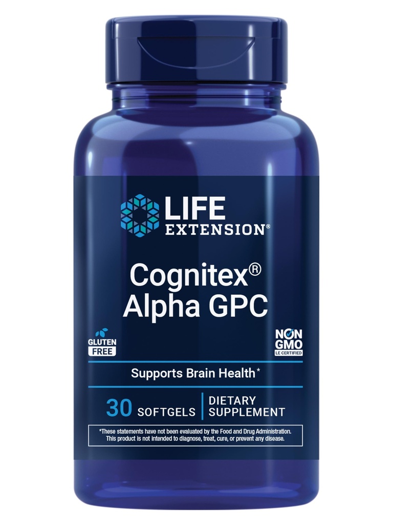 Life Extension Cognitex Basics, 30 Softgels - Mehr-Nutrient-Formel für Gehirngesundheitsunterstützung, Gezielte Ernährung für Gedächtnis, Fokus, Aufmerksamkeit & Gesamtkognitive Leistung - Non-GMO, Gluten-Free