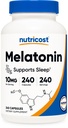 Nutricost Melatonin 10mg, 240 Kapseln, Nicht-GVO & Glutenfrei