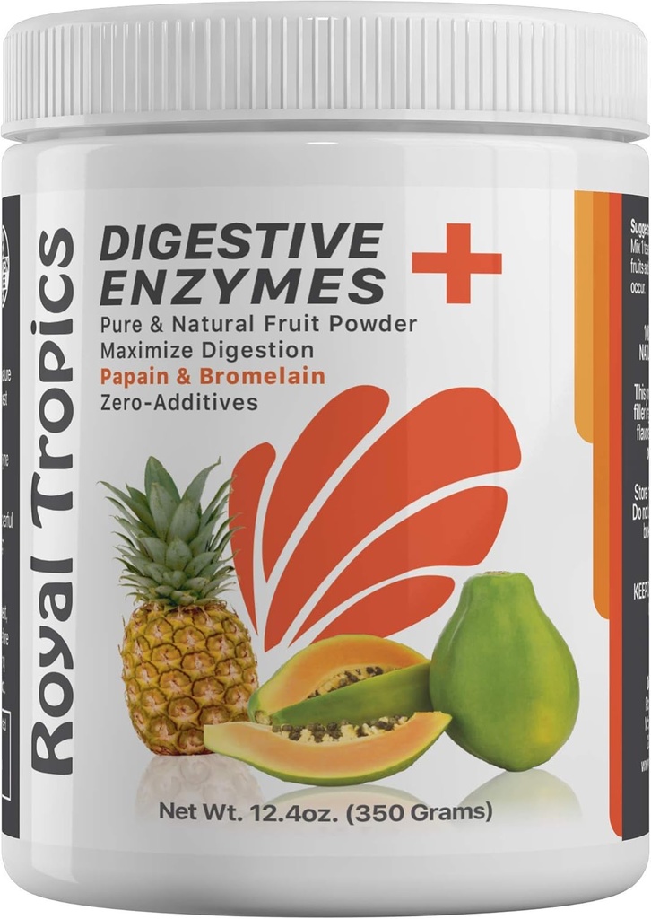 Ananas Bromelain Verdauungsenzym ergänzt eine Mischung aus grünem Papaya-Pulver und Bromelaine 350 Gramm