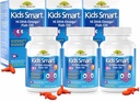Real Health Bioglan Kids Smart Omega 3 Fischöl, 30 Kaubare Burstlets (Pack mit 3)