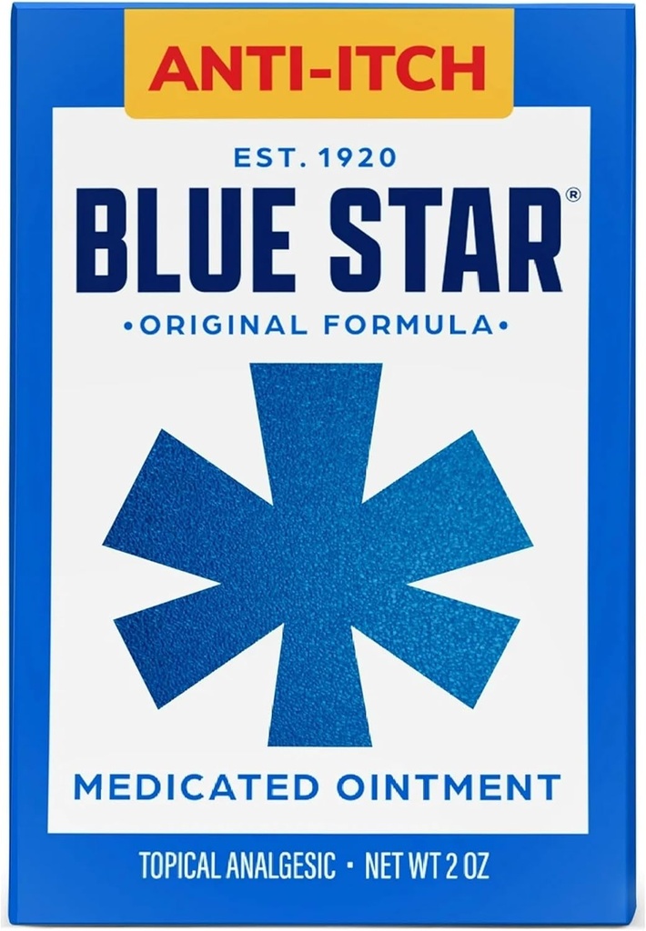 Blue Star Anti-Itch Saniertes Salbe 2 oz (Packof 4) VJC#Re