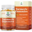 Kurkuminische Curcumin Immununterstützung Gummie - Immun Booster Kurkumagummis für Gelenkunterstützung und Fortgeschrittene Hautpflege - mit Schwarz Pfeffer Joint Supplement Gummy Vitamine mit Curcumin Pulver