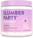 Liebe Sweat Fitness Schlaf Boost Pulver | Slumber Party Schokolade | verbessert Schlaf, unterstützt Muskel Erholung | Vegan, Glutenfrei, Non-GMO | 28 Servierungen