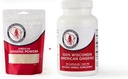 Dairyland American Ginseng Powder 4 oz und Capsules 75 ct Pack von Wisconsin Ginseng – Direkt von Farmer zu Consumer 😉