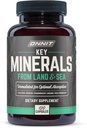 Onnit Key Minerals: Calcium, Magnesium, Molybdän und Jodineergänzung (120ct)