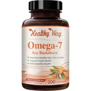 Pure Omega 7 Fettsäuren 200 Kapseln 900mg natürliches Meer Buckthorn Öl, NON-GMO USA Made