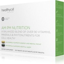 HealthyCell AM PM Ernährung für Tag & Nacht - Mischung aus 90 Vitaminen, Mineralien, Probiotika & Nährstoffe unterstützt Gesamtgesundheit, Energie, Fokus &amp; Schlaf - Natürliche Multivitamin für Männer & Frauen - 30 Portionen
