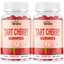 3300mg Tart Cherry Gummis für Uric Acid Cleanse, Sleep, Gout, Joint & Kidney Support – Tart Cherry Extract mit Celery Seed, Melatonin, Vitamin C – Detox & Antioxidant – Gemischte Berry Flavor, 120 Count