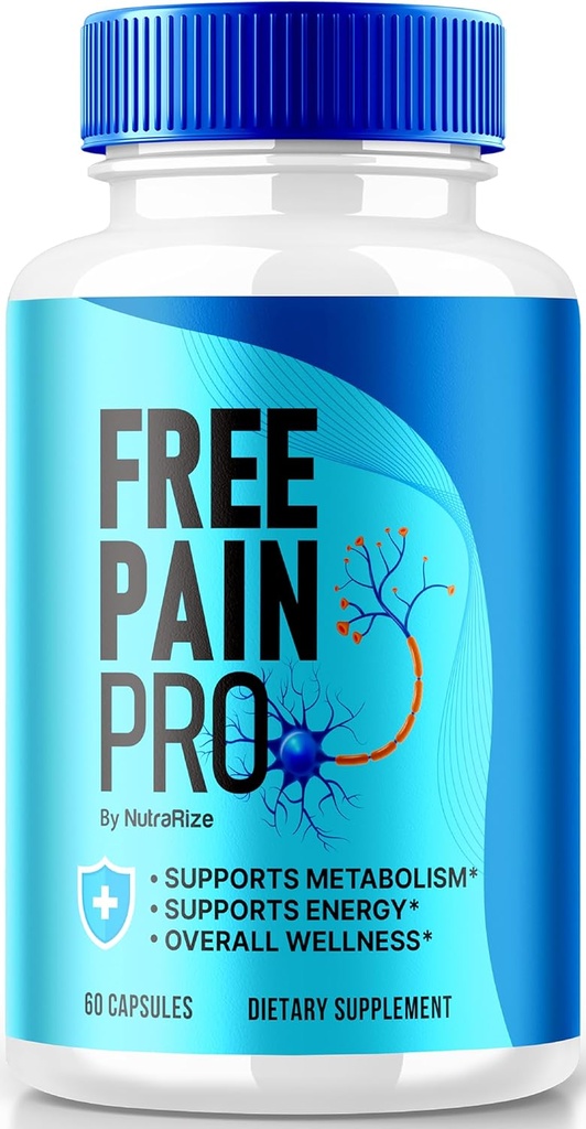 NutraRize Free Pain Pro Kapseln, offizielle Keto Formel für Fit und gesunden Körper, Alle natürlichen Ergänzungen zu unterstützen Gesamt Wellness, Premium FreePainPro Pills Review (60 Kapseln)