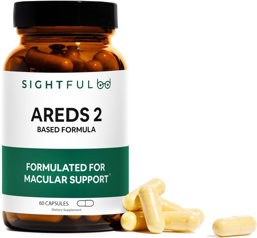 AREDS 2 basierte Formel Augen Vitamine (60 Count) Lutein & Zeaxanthin | USA Made