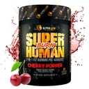 ALPHA LION Superhuman Burn – 2 in 1 Metabolismus Booster Pre Workout und Thermogenic Fat Burner für Männer – Appetite Suppressant und Weight Loss Supplement (21 Servierungen, Sweet Black Cherry Flavor)