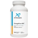 XYMOGEN OmegaPure 820 - Internationale Fischölstandards (IFOS) Fünf-Sterne-zertifiziertes Fischöl - DHA EPA Omega-3 Supplement für Herz-Kreislauf- + Kognitive Unterstützung (120 Small Softgels)