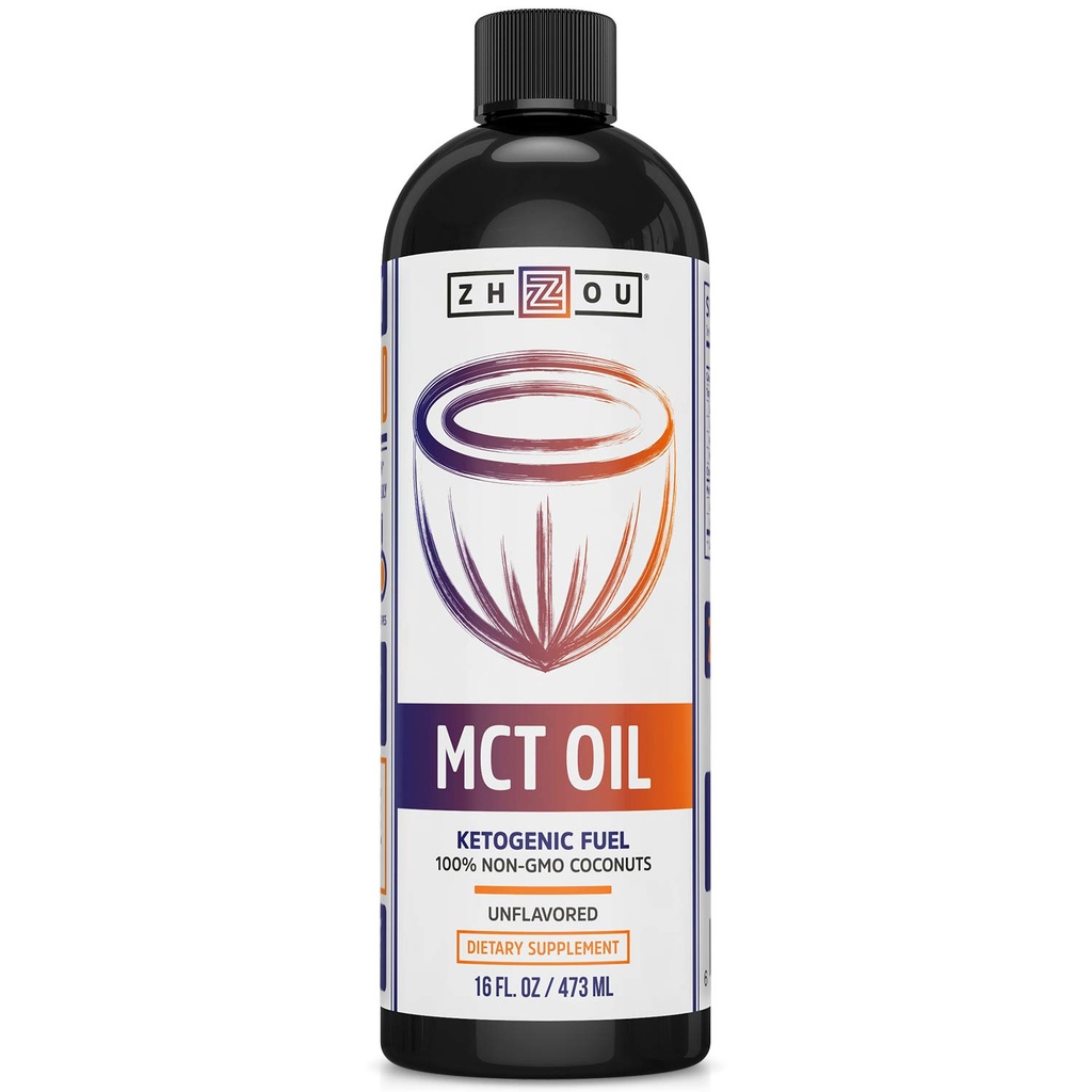 ZHOU MCT Öl : 52862: Öl, entflammt (Btl-Plastic) 16oz