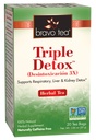 Thé Bravo Triple Detox Thé à base de plantes sans caféine, 20 sachets de thé
