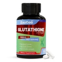 Glutathion-Ergänzung 1000mg Antioxidantien-Ergänzung - Premium-Vegan-Formel für Immununterstützung, Hautaufhellung & Liver Detox – Allergen-Free, Non-GMO, Effektive Wellness Boost (60 Kapseln)