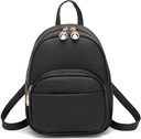 Barsine Mini Rucksack für Frauen Mädchen Leder Rucksäcke Casual Small Daypack Schultertasche mit Taschen
