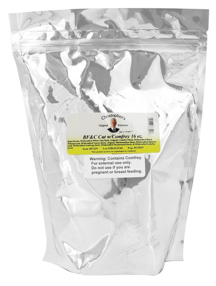 Formules originales de Christopher Couper avec Comfrey, 16 oz - Support à base de plantes pour les os, la chair et le cartilage