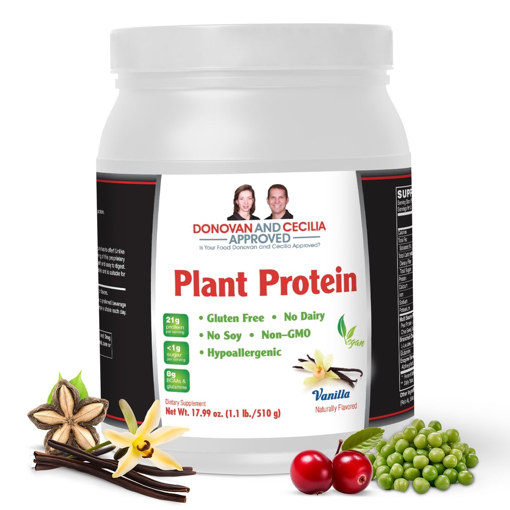 Vegan Pflanzenprotein (Vanilla), DCA Nutrition